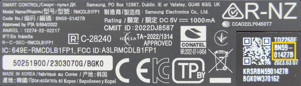 New Samsung LS55CG970N, Odyssey Ark 2nd Gen 55" Monitor BN59-01427B Remote