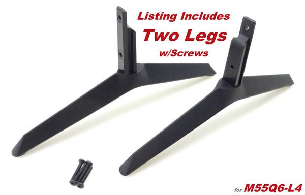 Pre-Owned Vizio M55Q6-L4 81302-04878 TV Legs w/Screws