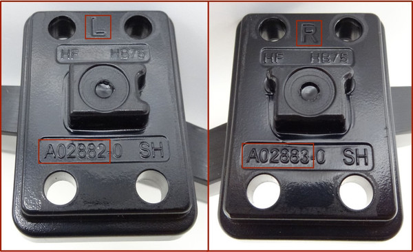 New TCL 85S551G A02882 / A02883 TV Legs w/Screws