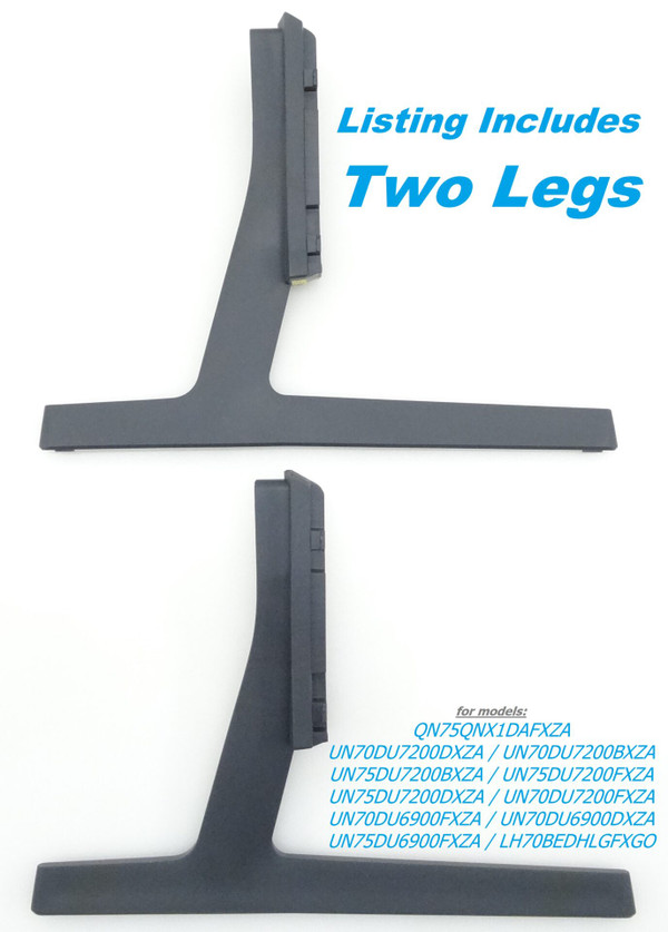 Pre-Owned Samsung UN75DU7200, QN75QNX1D BN96-58943B(BN63-21125B) Legs