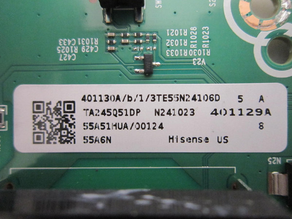 Hisense 55A6N Main Board 401130 (RSAG7.820.13684/ROH)