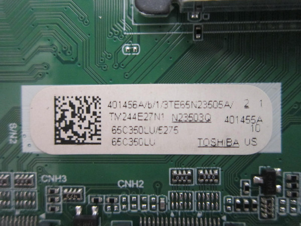 Toshiba 65C350LU Main Board 401456 (TD.T962X3.703 (T))