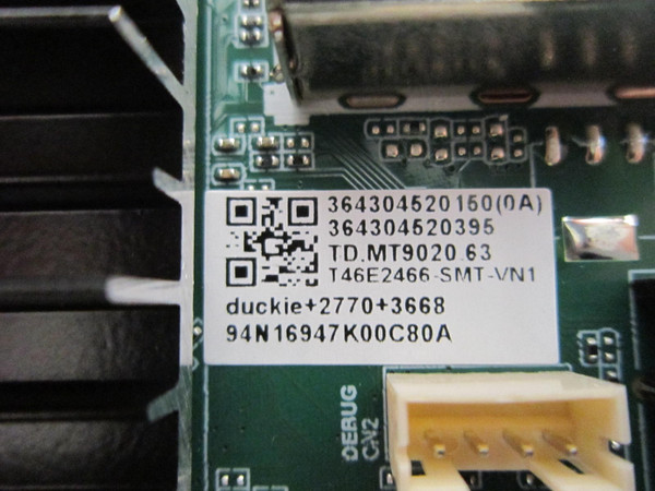 Insignia NS-43F301NA25 Main Board 3643-0452-0150 (TD.MT9020.63)