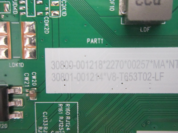 TCL 85Q651G Main Board 30800-001218 (40-M653G5-MAE2HG)