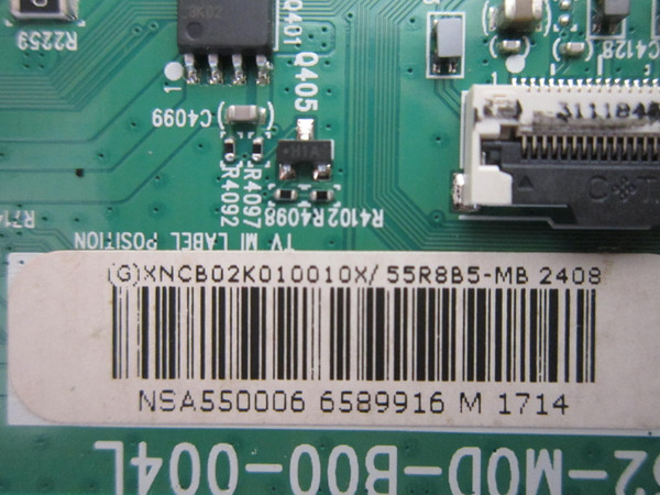 ROKU 55R8B5 55R8BX Main Board 756TXNCB02K010 (715GD962-M0D-B00-004L)