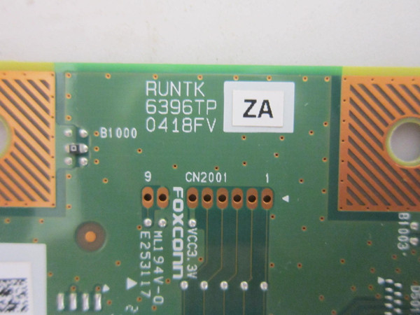 LG 60UM6900PUA.BUSNLOR 60UM6950DUB T-Con Board RUNTK6396TPZA (1P-118BC00-4010)