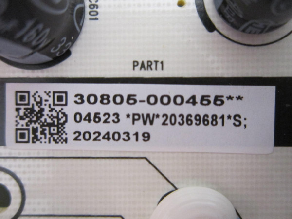 TCL 50S551G Power Board 30805-000455 (40-L12JW1-PWC1KG)