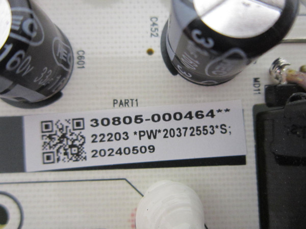 TCL 50G31 50S450F 50S451 Power Board 30805-000464 (40-L12KW1-PWB1KG)