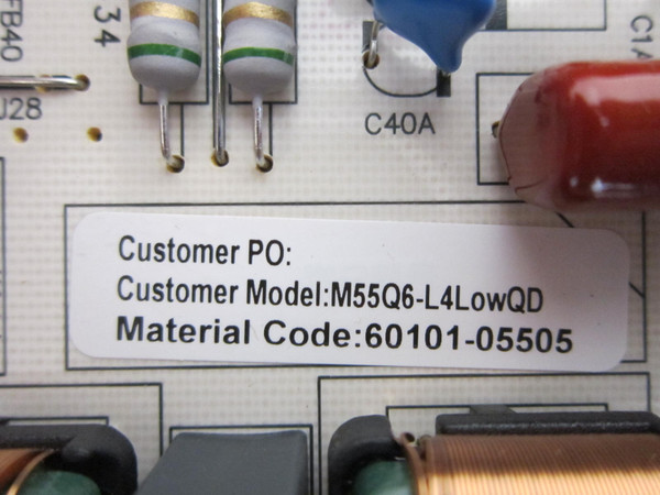 Vizio M55Q6-L4 Power Board 60101-05505 (25-DT1432-X2P1)