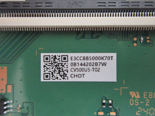 Westinghouse WR50EX4300 NS-50F301NA24 T-Con Board CV500U5-T02 (E3CCBB5000K70T)