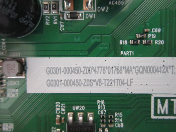 TCL 40S350G Main Board G0301-000450 (40-MT21T9-MPB2HG)