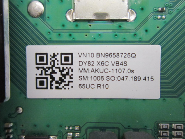 Samsung UN65DU7200BXZA UN65DU7200DXZA Main / Power Board Combo BN96-58725Q