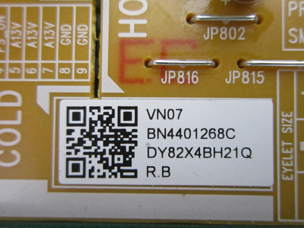 Samsung UN65DU7200BXZA UN65DU7200FXZA Main / Power Board Combo BN96-58725A-CMB