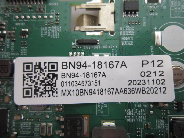 Samsung LH55QMCEBGCXGO Main Board BN94-18167A (BN41-03157A)