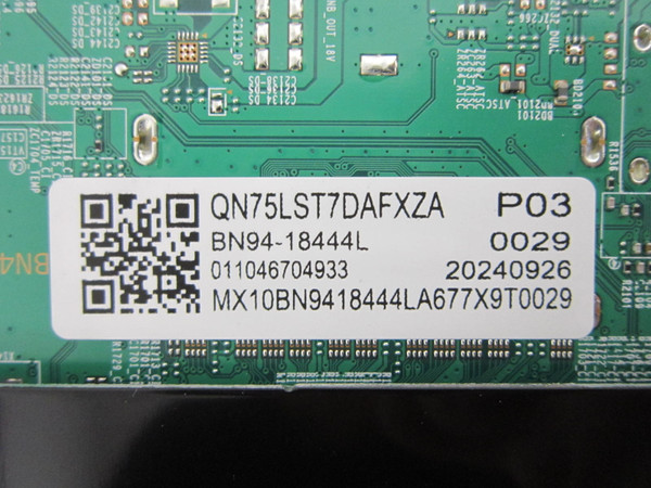 Samsung QN75LST7DAFXZA Main Board BN94-18444L (BN41-03177B)