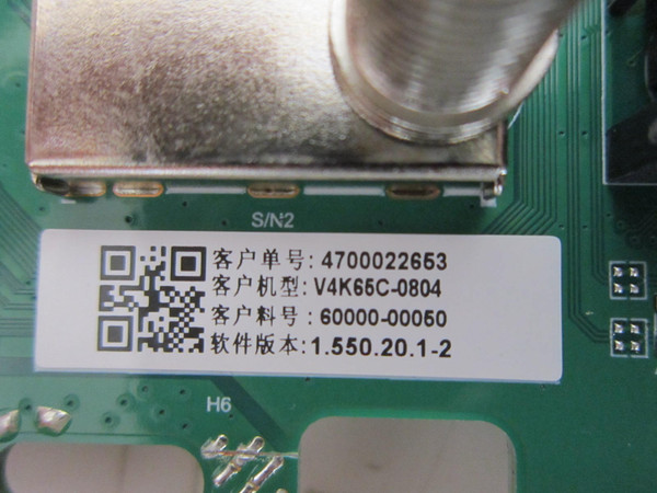 Vizio V4K65C-0804 Main Board 60000-00050 (TD.MT5691.U757(T))