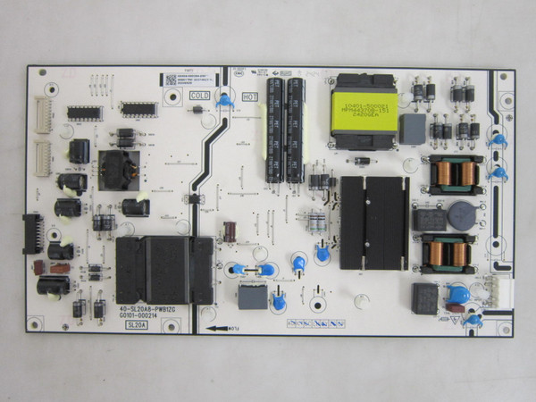 TCL 55A300W Power Board G0504-000304-Z00 (40-SL20A8-PWB1ZG)