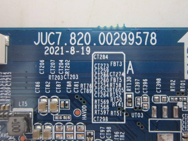 Westinghouse WR50UX4210, Onn 100012585 T-Con Board JUC7.820.00299578