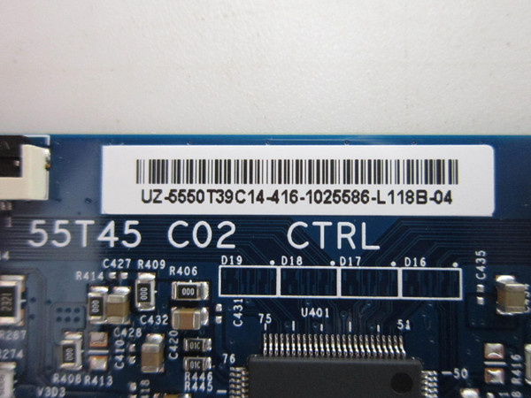 Insignia NS-50F301NA24 T-Con Board 55.50T39.C14 (55T45 C02 CTRL)