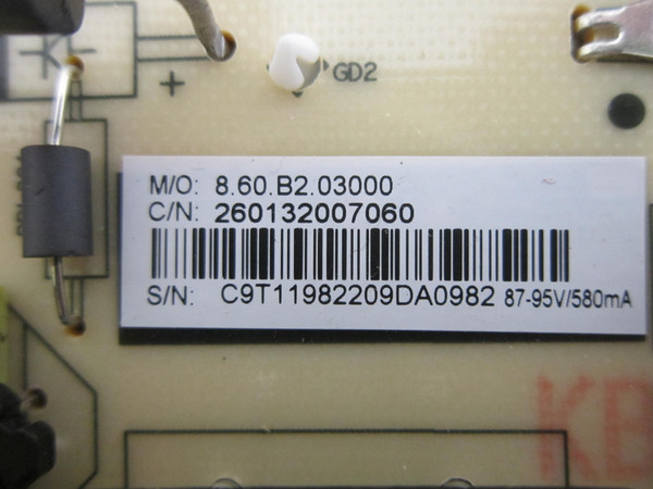 Westinghouse WR65UT4212 Power Board 260132007060 (HKC-LEDTV-P65)