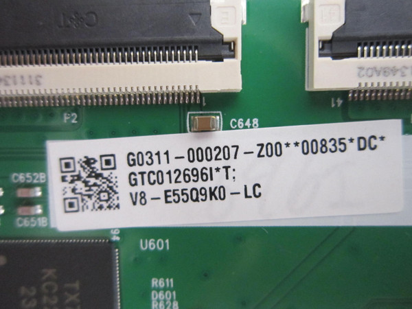 TCL 55QM751G LED Driver G0311-000207-Z00 (40-55Q9K0-DCA2LG)