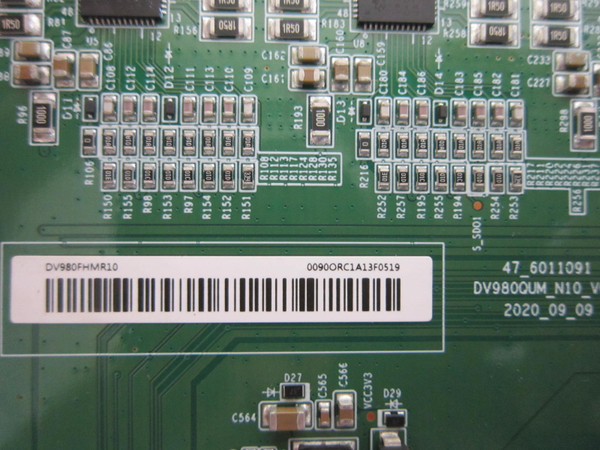 Samsung LH98QBTBPGCXZA LH98QBTEPGC LED Driver BN81-20168A (DV980QUM_N10_V00)