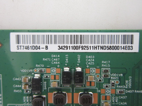 Sony K-75XR70 T-Con Board 1-019-225-11 (3429110F92)