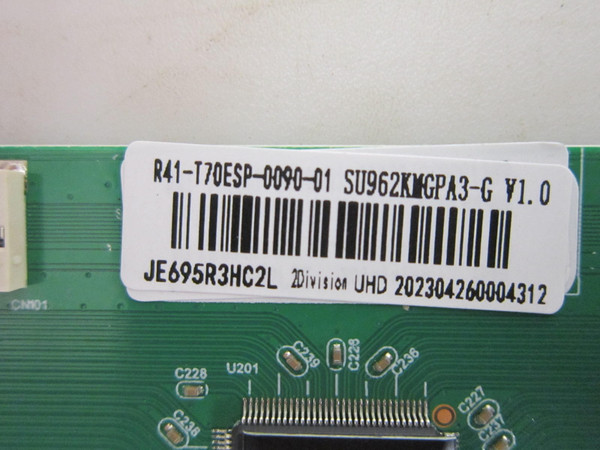 Proscan PWOSU7045 T-Con Board JE695R3HC2L (RUNTK0291FV)