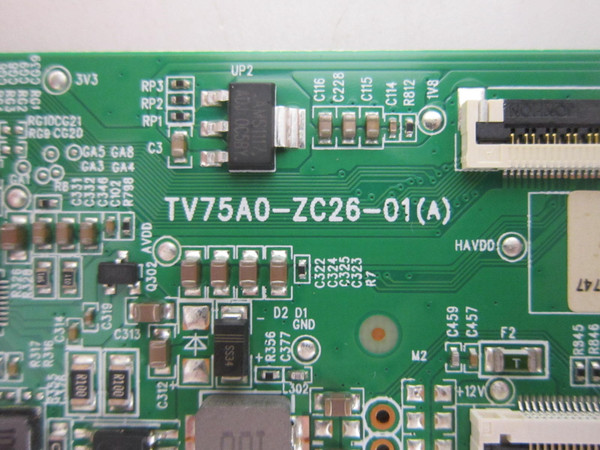 Onn 100012587 T-Con Board 513C75A0M12 (TV75A0-ZC26-01(A))