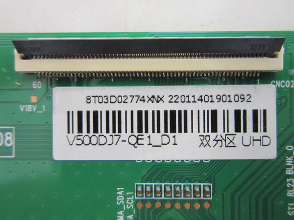 Furrion FDUF50CSA T-Con Board 8T03D02774XNX (DCBDC-I260E_03)