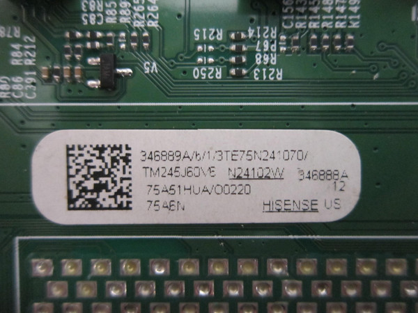 Hisense 75A6N Main Board 346889 (RSAG7.820.13518/ROH)