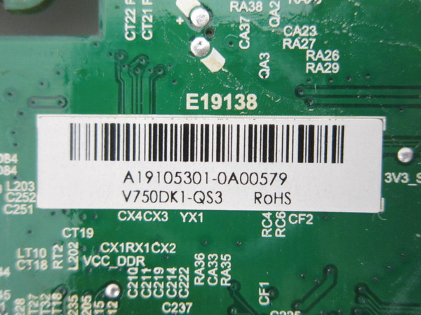 Sceptre U750CV-UMR-QNTV83AB Main Board QNTV83AB-MAINV1 (T.MS3683.U801)