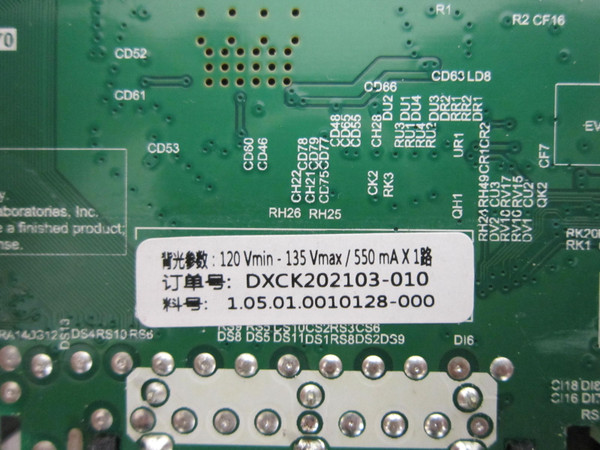 Sceptre U515CV-UMR Main Board WRTV58GA (TP.MS3458.PC757)