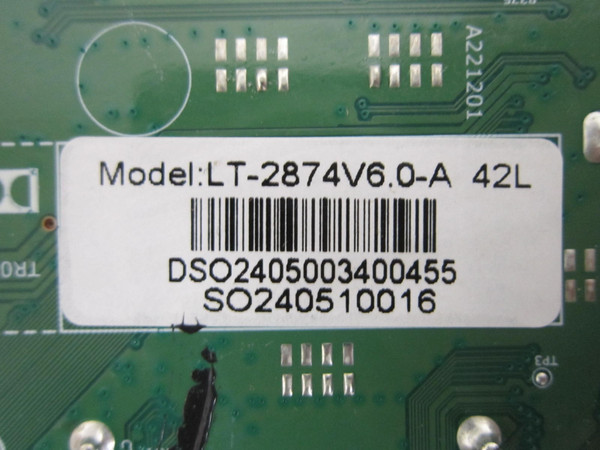 Furrion FDUP50Y1A Main Board DSO24050 (LT-2874V6.0-A 42L)