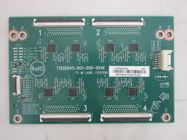 ROKU 55R8BX, 55R8A5R LED Driver LNTVNW244AAA9 (715GD945-D01-000-004K)