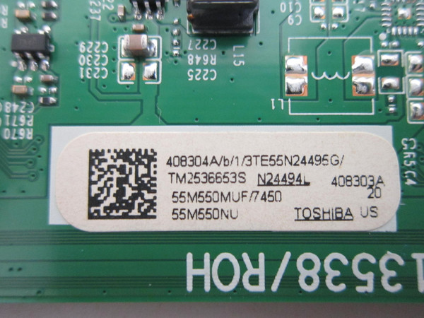 Toshiba 55M550MUF Main Board 408304A (RSAG7.820.13538/ROH)