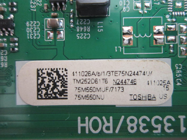 Hisense 75M550NU Main Board 411025 (RSAG7.820.13538/ROH)