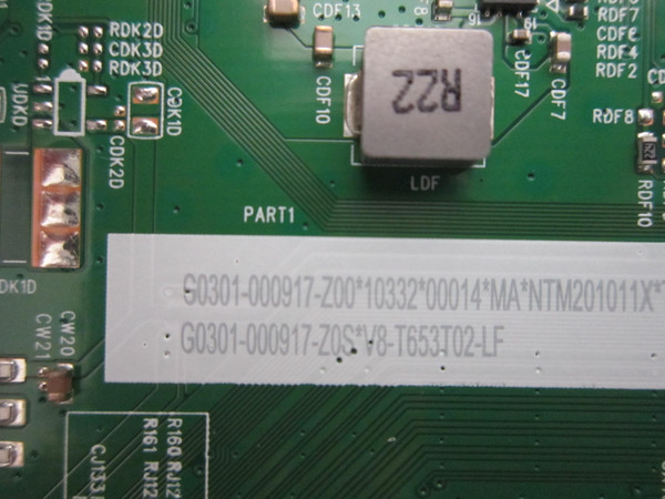 TCL 55QM61K, 65QM67K, 75Q79K Main Board G0301-000917-Z00 (40-M653GI-MAC2HG)