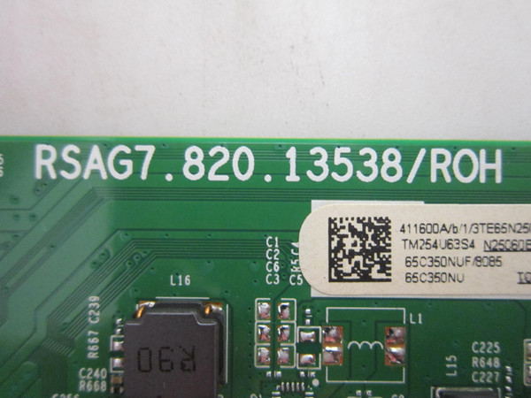 Toshiba 65C350NU Main Board 411600 (RSAG7.820.13538/ROH)