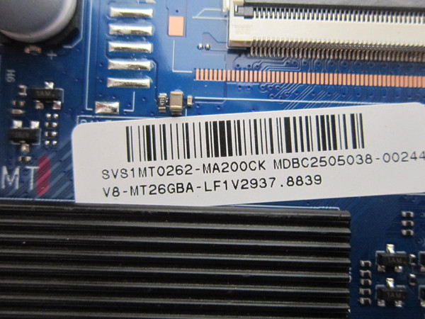 Insignia NS-65F501NA26 Main Board SVS1MT0262-MA200CK (CV9026-BH)