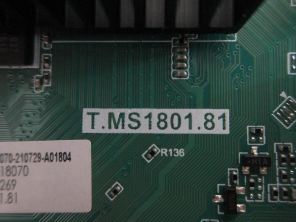 Westinghouse WR50UT4212 Main Board 210729 (T.MS1801.81)