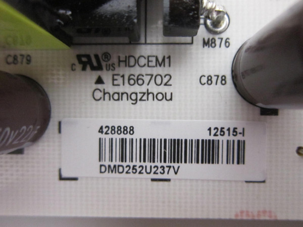 Toshiba 65C350NU Power Board 428888 (RSAG7.820.12515/ROH)
