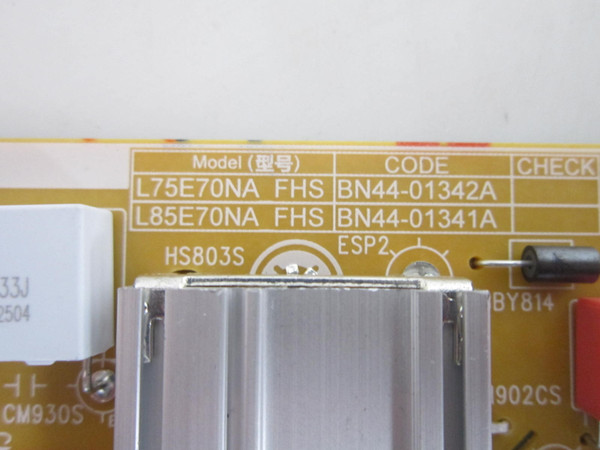 Samsung QN75QN70FAFXZA Power Board BN44-01342A (75E70NA FHS)