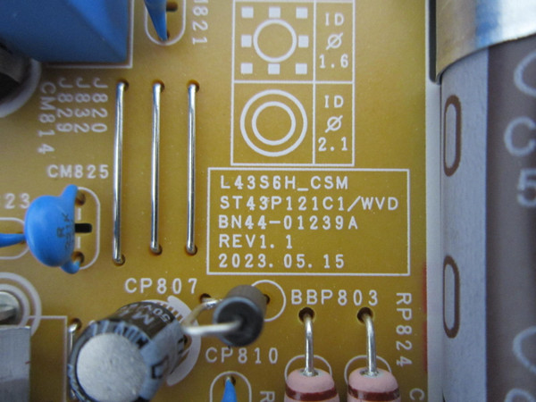 Samsung HG43CU703NFXZA Power Board BN44-01239A (L43S6H_CSM)
