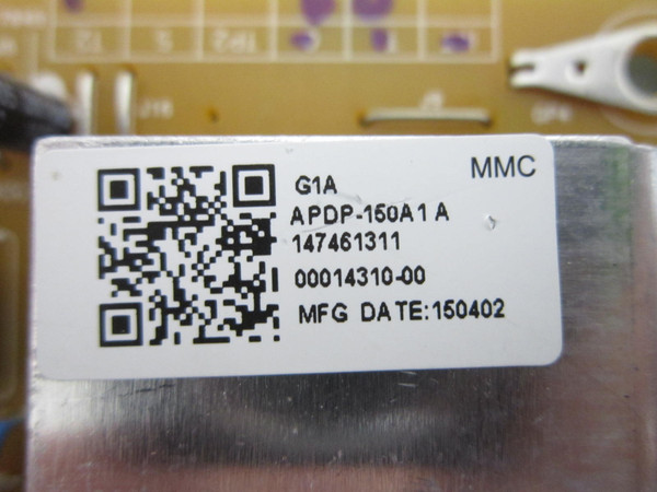 Sony XBR-55X900C G1A Static Converter Board 1-474-613-11 (APDP-150A1 A)