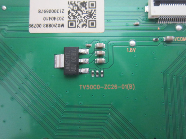 Onn 100012586, V4K50M-0810 T-Con Board 513C50C0M02 (303C50C0232)
