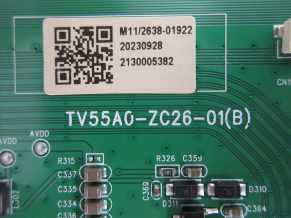 Onn 100012587 T-Con Board 513C55A0M11 (TV55A0-ZC26-01(B))