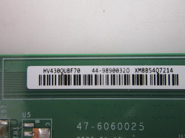 Insignia NS-43F501NA26 T-Con Board 44-98900320 (47-6060025)