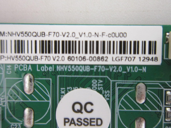 Pioneer PN55-R851-26C T-Con Board 60106-00862 (NHV550QUB-F70-V2.0)