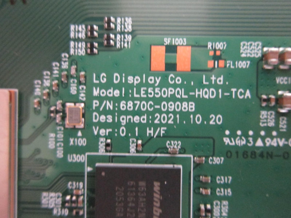 LG OLED65A2PUA T-Con Board 6871L-6894D (6870C-0908B)